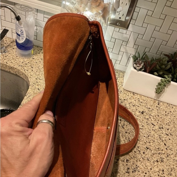 Coach Bonnie Cashin Suspender Bag Rust 9490 - Picture 13 of 16